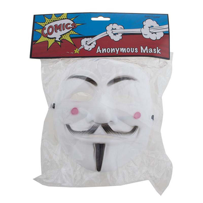 Maske mit Schnurrbart "Guy Fawkes"