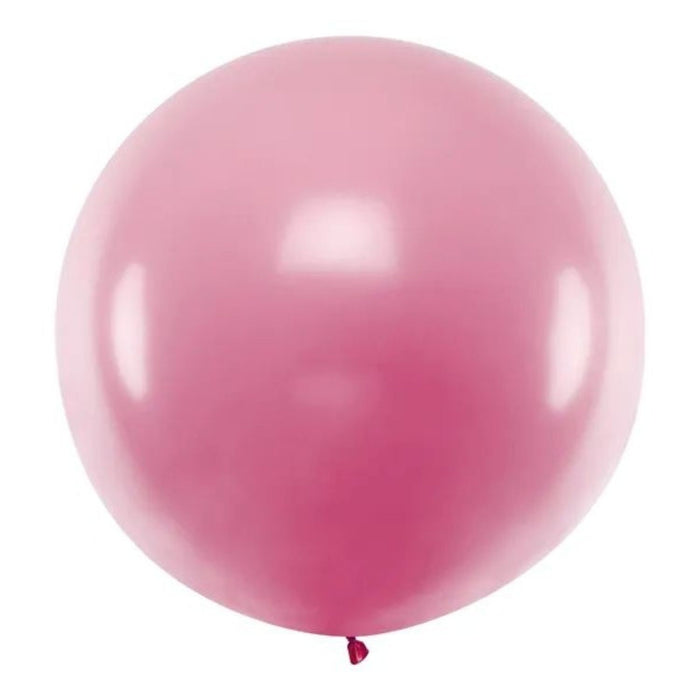 1 Stk. Luftballon Ø100cm "Uni Metallic" | Light Pink