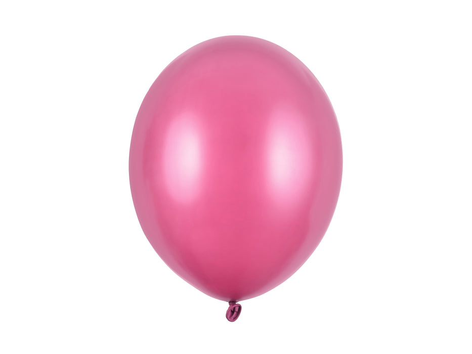 100 Stk. Luftballon Ø30cm "Uni Metallic" | Hot Pink
