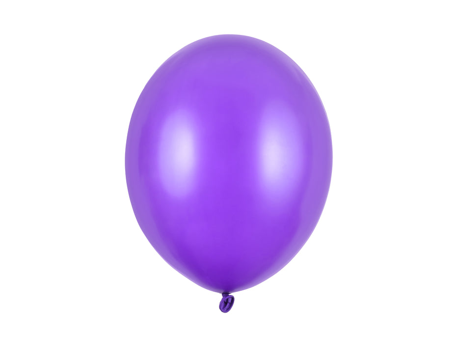 10 Stk. Luftballon Ø30cm "Uni Metallic" | Purple