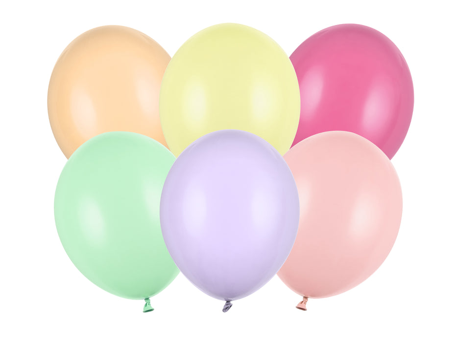 100 Stk. Luftballon Ø30cm "Uni Pastell" | Macaron Mix