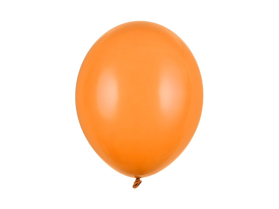 10 Stk. Luftballon Ø30cm "Uni Pastell" | Mand. Orange
