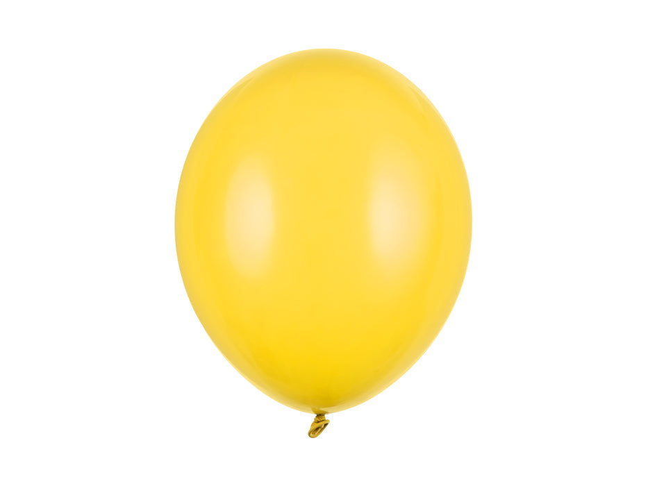 10 Stk. Luftballon Ø30cm "Uni Pastell" | Honiggelb