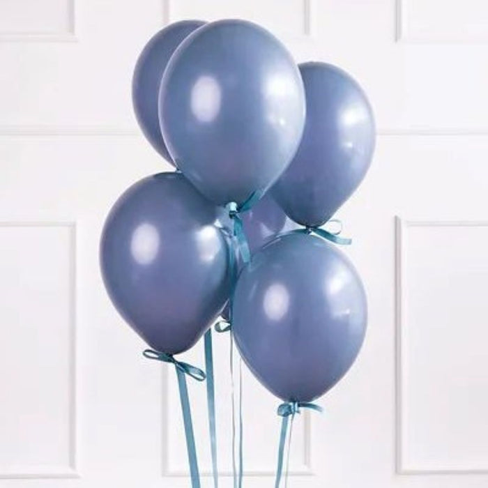 10 Stk. Luftballon Ø30cm "Uni Pastell" | Navy Blue