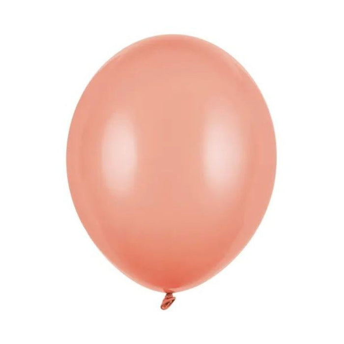 10 Stk. Luftballon Ø30cm "Uni Pastell" | Peach