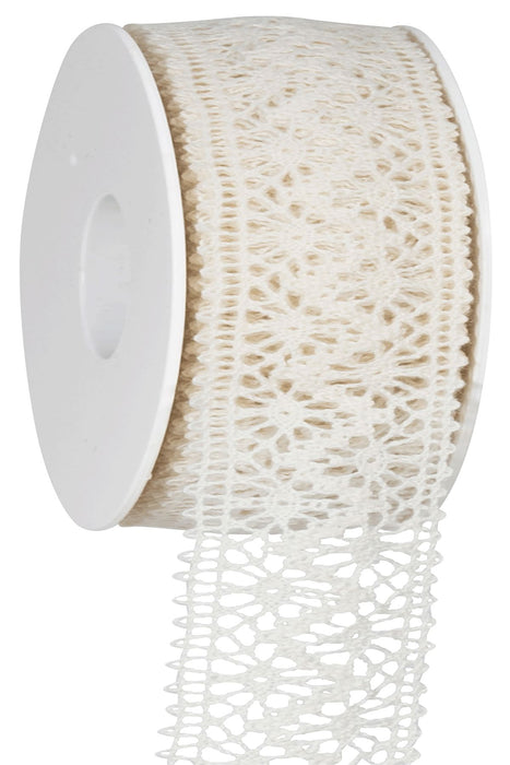Taftband Spitze 2m | Creme