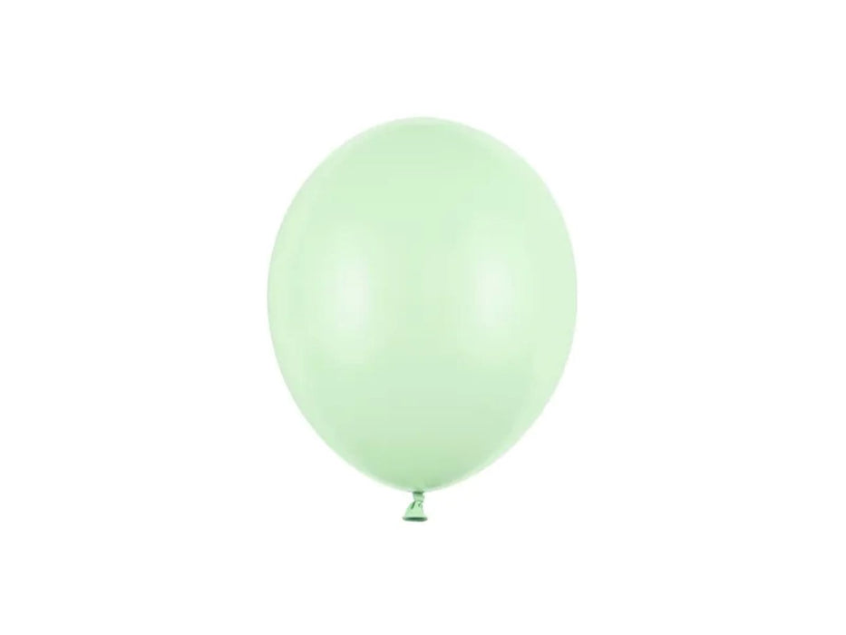 100 Stk. Luftballon Ø12cm "Uni Pastell" | Pistachio