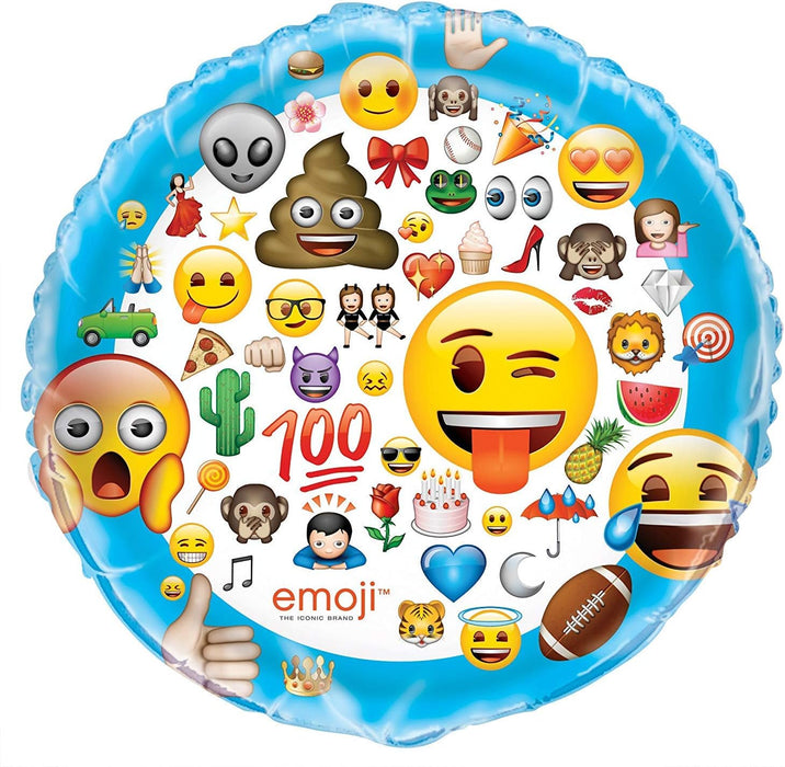 ABC34 Folienballon Emoji | ca 80cm