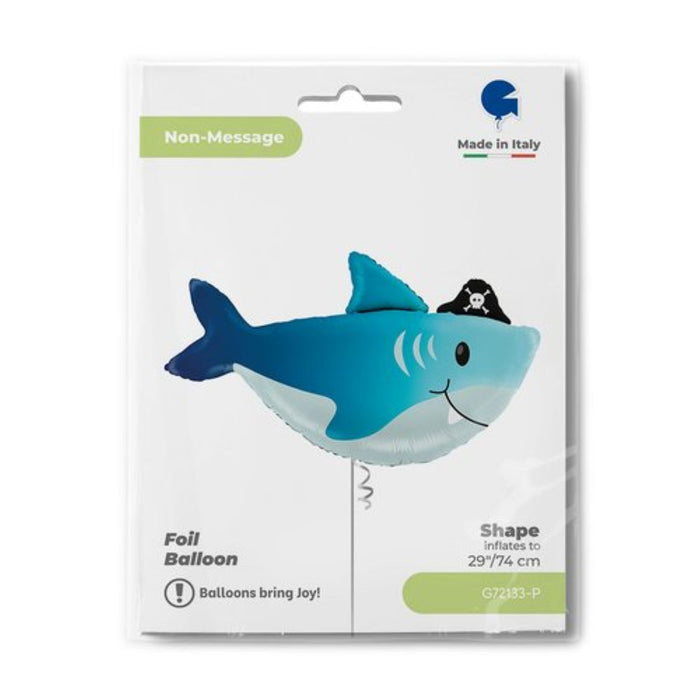 Shape Folienballon "Hai" | 74 cm