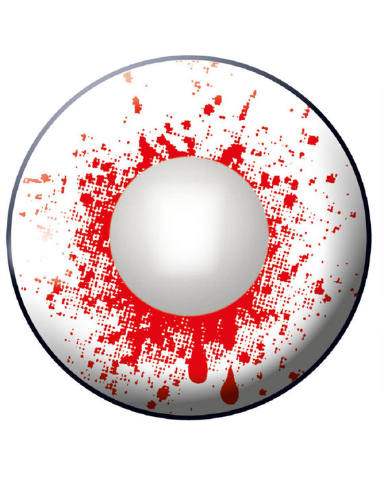 One Week Motiv Kontaktlinsen "Blutspritzer" | Rot (w67)