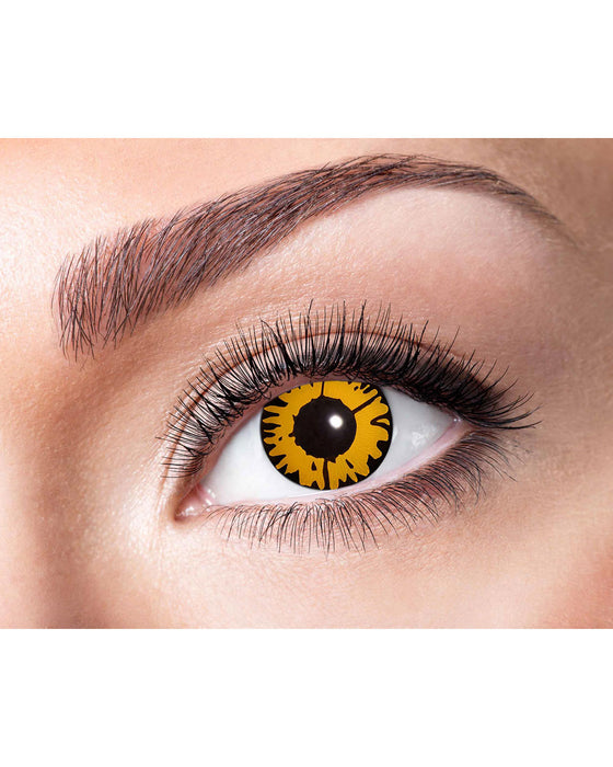 One Week Motiv Kontaktlinsen "Twilight" | Gelb (w48)