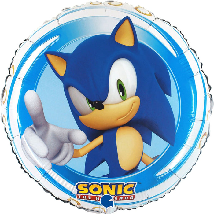 18" Folienballon Lose - Sonic Blau | HF18