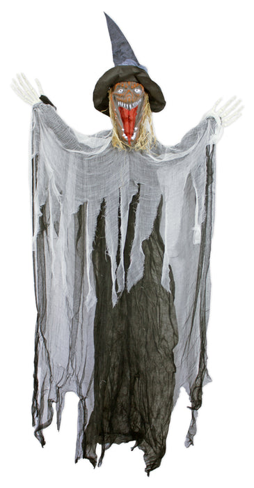 Halloween Dekoration Grusel Hexe - 170 cm | Hängefigur Geist