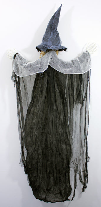 Halloween Dekoration Grusel Hexe - 170 cm | Hängefigur Geist