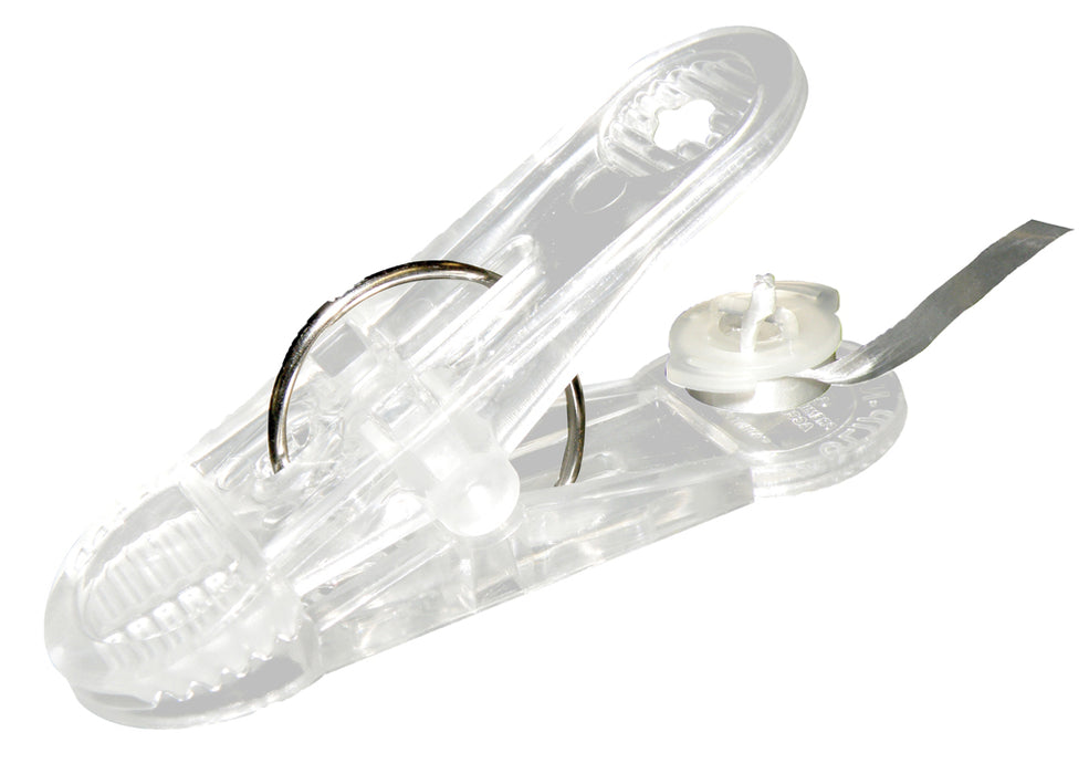 Clip-N-Spool - Clip Klammer mit Halteband 16g für kleine Folienballons