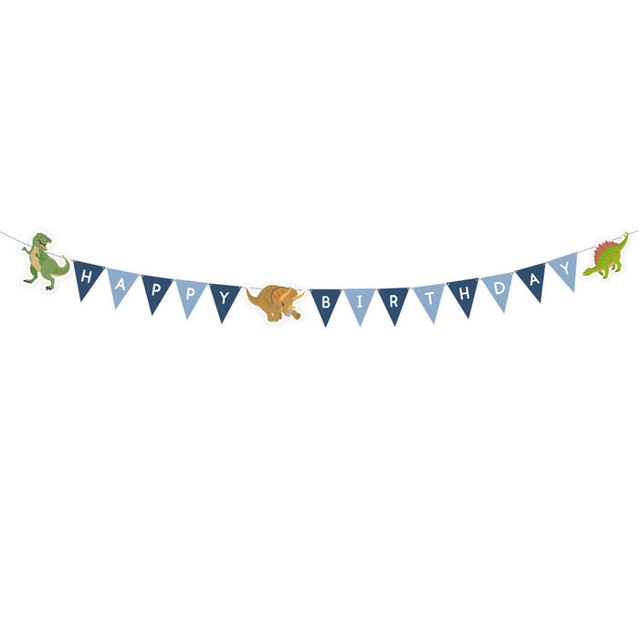 "Happy Dinosaurier" | Girlande Happy Birthday 180x9,8cm