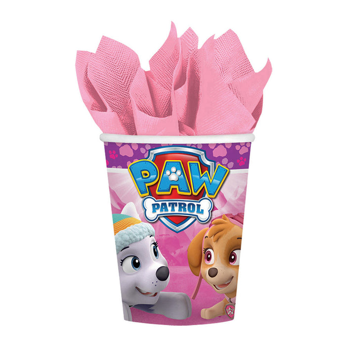 "Pink Paw Patrol" | 8 Trinkbecher 266 ml