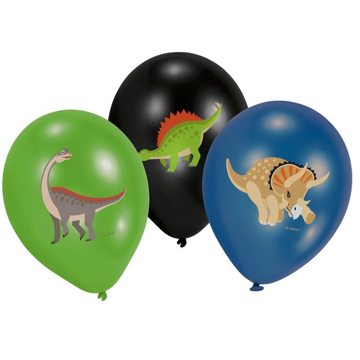 "Happy Dinosaurier" | 6 Luftballons Ø 28cm