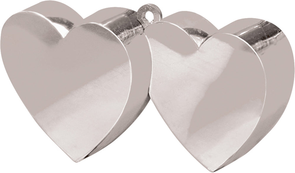 Ballongewicht "Herzen" 170g - Silber