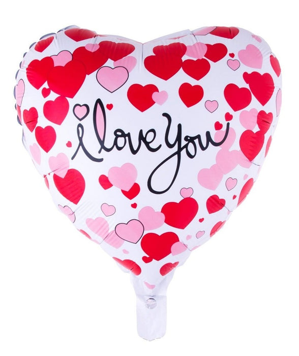 ABC18 Folienballon "I love you" Herz | Ø45cm