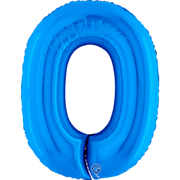 Riesenzahl Folienballon 40"/102cm | Blau
