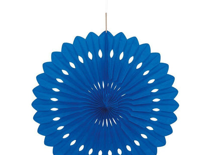 Dekofächer Uni 40cm/1St. Blau