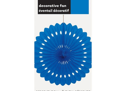 Dekofächer Uni 40cm/1St. Blau