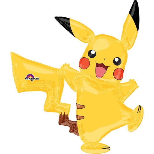 AirWalker Folienballon "Pikachu" P93 - 132x139 cm | Gelb Schwarz