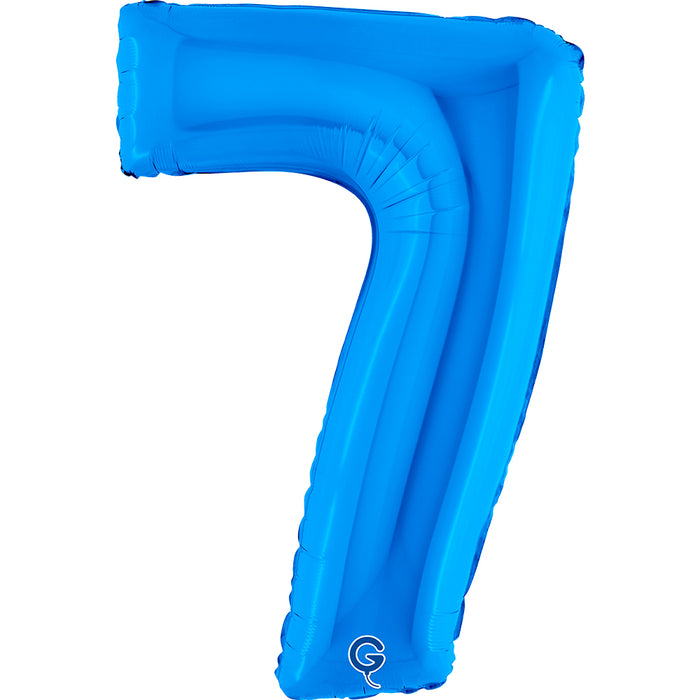 Riesenzahl Folienballon 40"/102cm | Blau