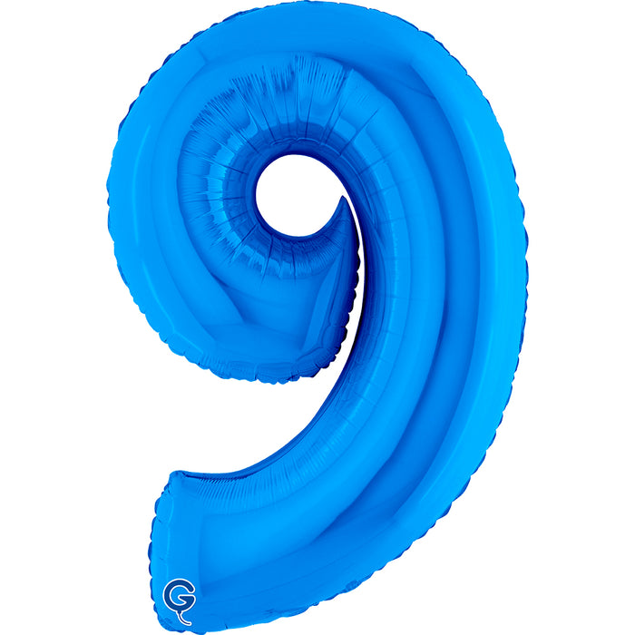 Riesenzahl Folienballon 40"/102cm | Blau