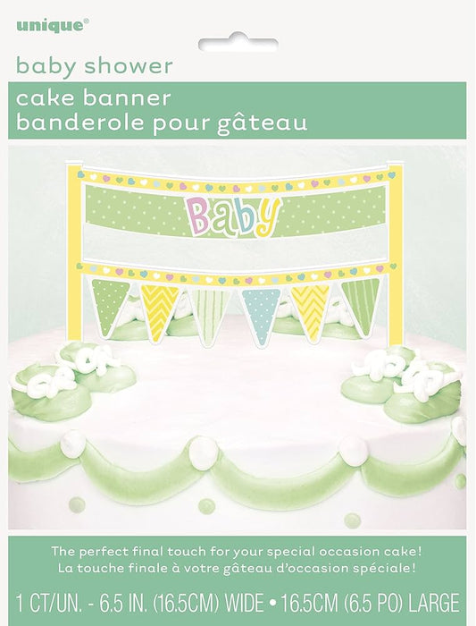 Tortendeko Banner Polka Dots