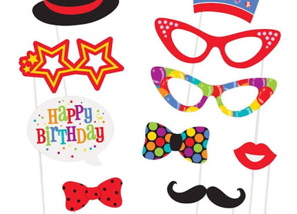 Foto-Props Geburtstag 10-tlg.