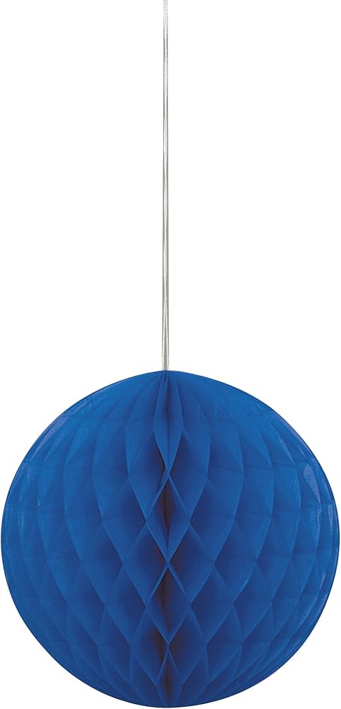 Wabenball 20cmØ, Royalblau