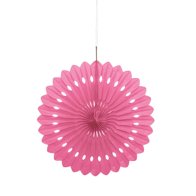 Dekofächer Uni 40cm/1St. Magenta/Pink