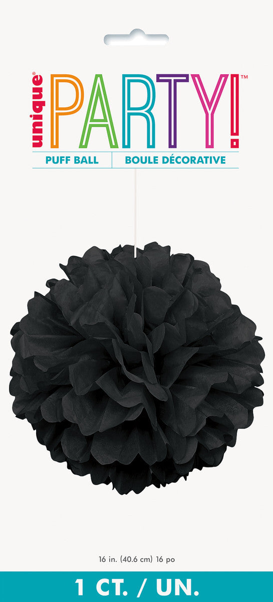 Wabenball Fluffy 40cm/1St. Schwarz