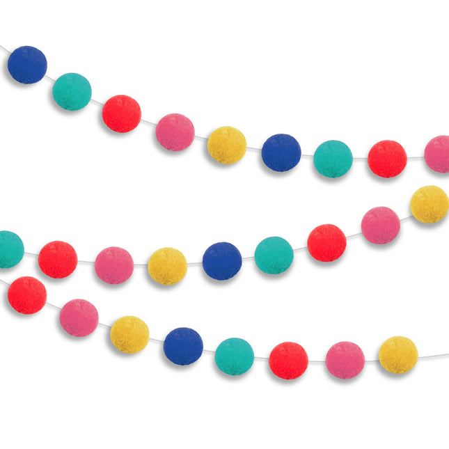 Girlande Wabenball ca.213cm Bunt x-mas
