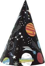 Partyhut Outer Space 8Stk.