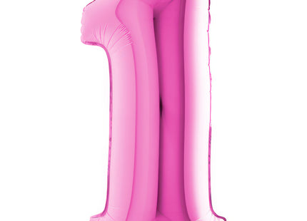 Riesenzahl Folienballon 40"/102cm | Pink #1