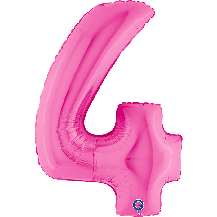 Riesenzahl Folienballon 40"/102cm | Pink