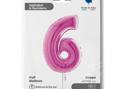Riesenzahl Folienballon 40"/102cm | Pink #6