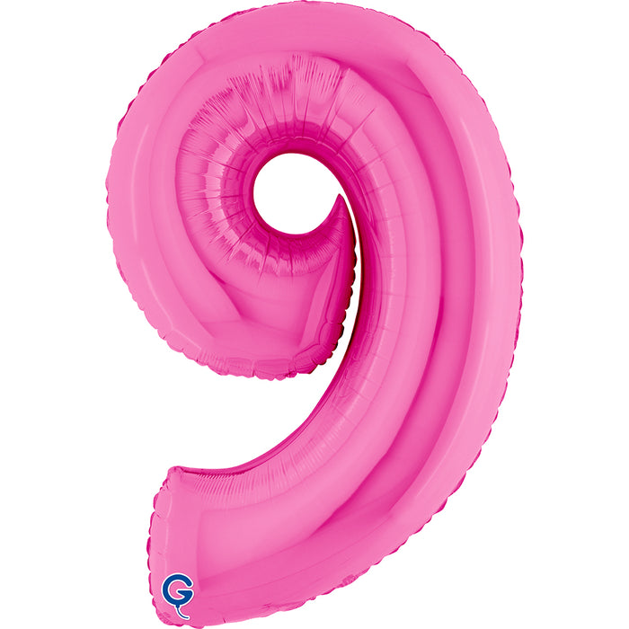 Riesenzahl Folienballon 40"/102cm | Pink