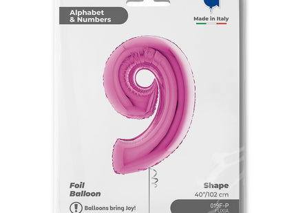 Riesenzahl Folienballon 40"/102cm | Pink #9