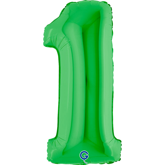Riesenzahl Folienballon 40"/102cm | Grün