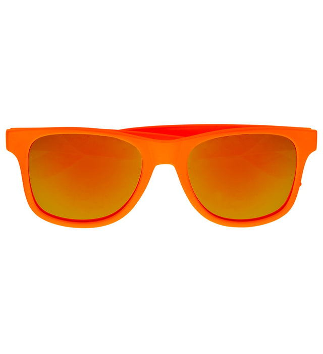 80er Jahre Brille mit Revo Gläsern | Neon Orange