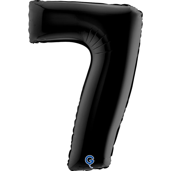 Riesenzahl Folienballon 40"/102cm | Schwarz
