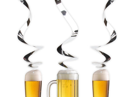 Hängedeko Swirl Bayern Bier | 3Stk./80cm