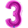 Riesenzahl Folienballon 40