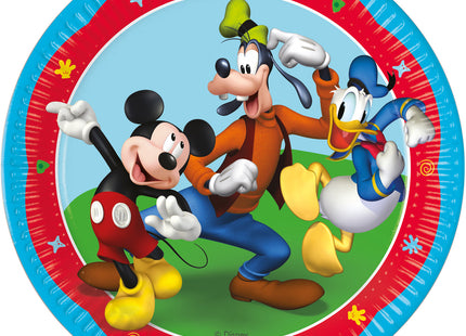 Pappteller Mickey 23 cm ø  | 8 Stück FSC