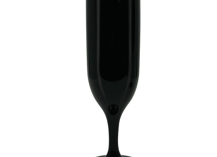 Mehrweg Champagnerglas | 2 Stück Schwarz