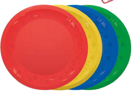 Mehrweg Teller 21 cm | 4 Stück Multicolor